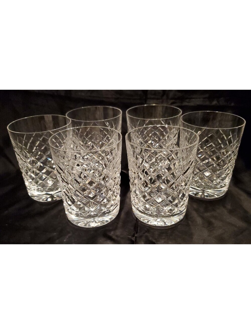 Waterford 3 1/4" Glasses,10 available,price $20 per glass